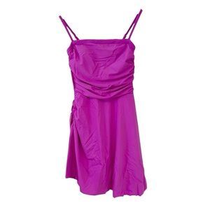 SHORE SHAPES Purple Swim Dress With Adjustable Straps Size 10 EUC